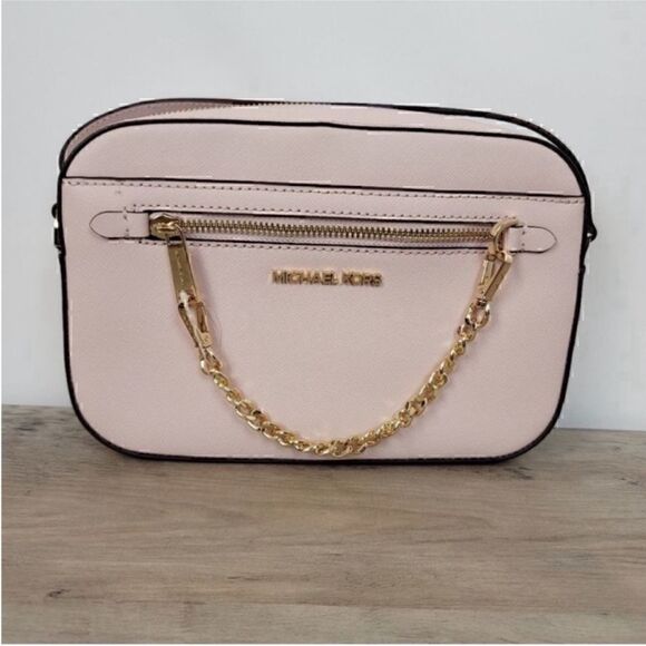 Michael Kors Jet Set Chain Crossbody Pink - Picture 1 of 11